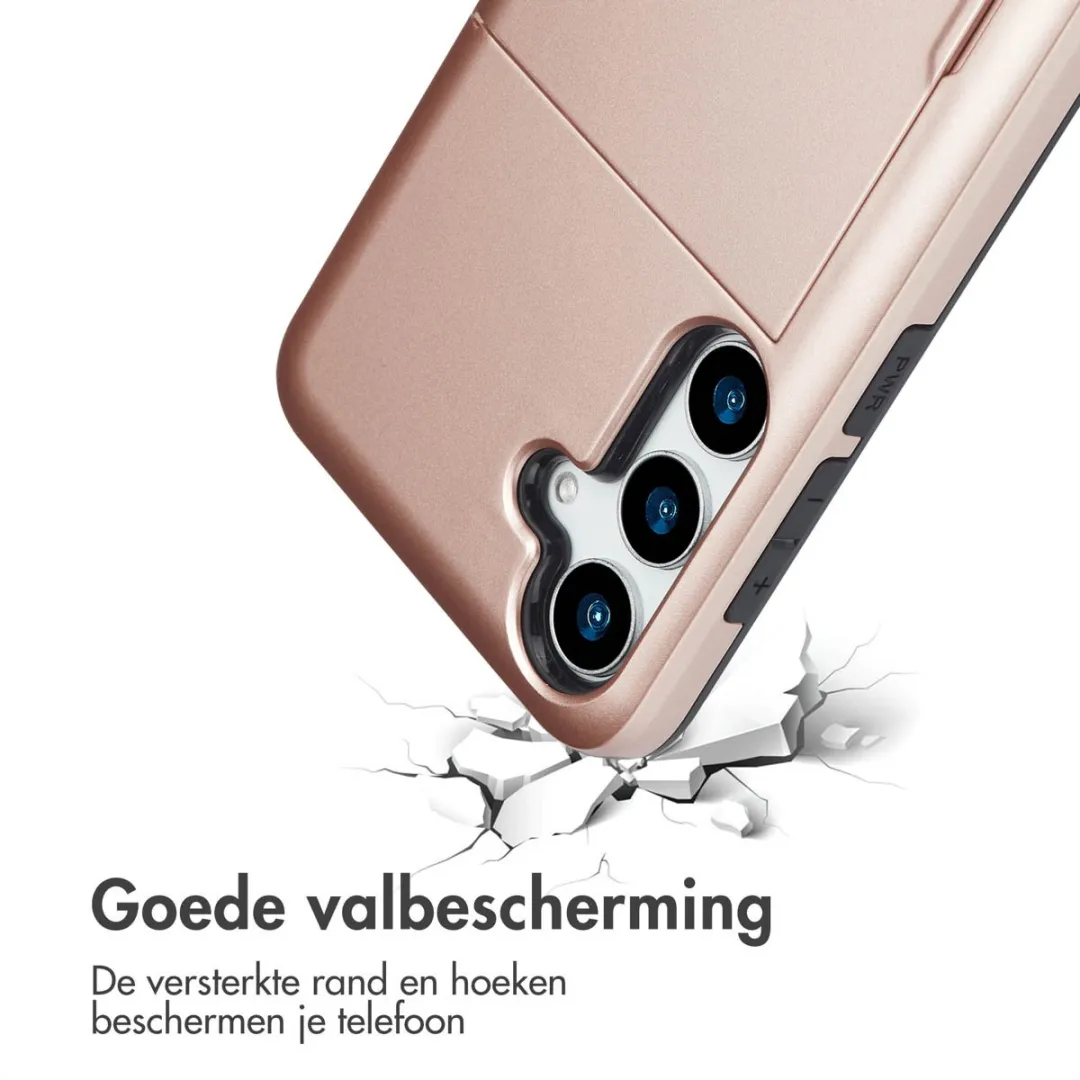 Imoshion Hoesje Samsung Galaxy S25 Plus - Rosé Goud - 2 Pasjes