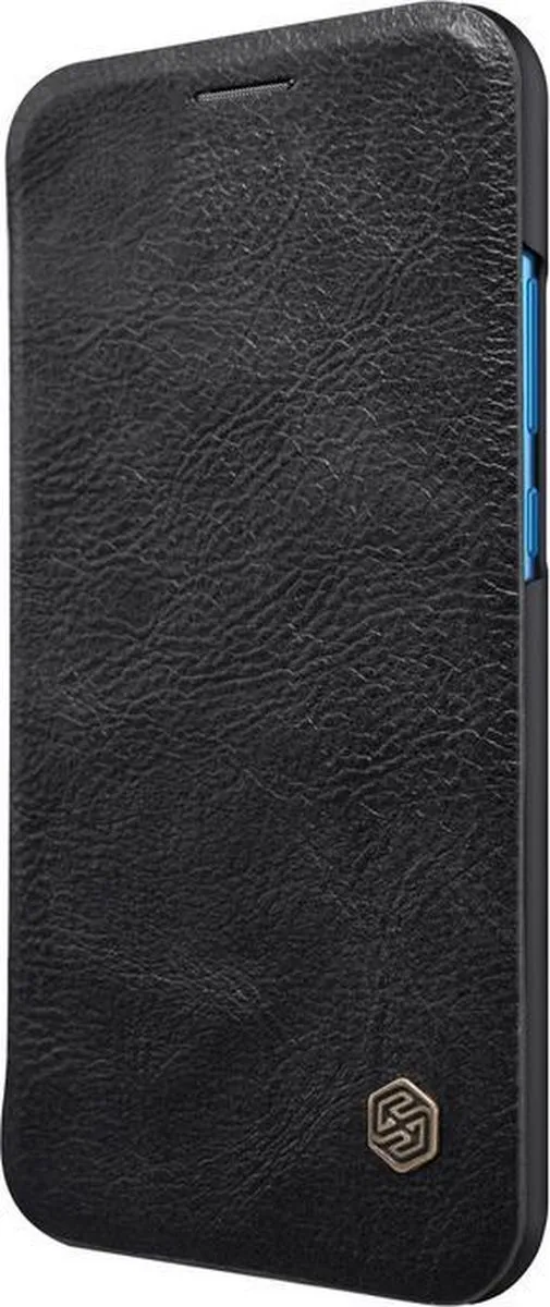 Nillkin Qin PU Leather Book Case voor Huawei P20 Lite - Zwart - afbeelding 5 van 6