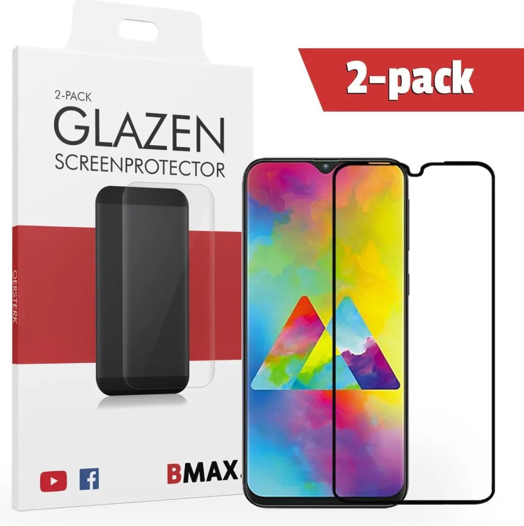 BMAX Glazen Screenprotector Samsung Galaxy M20 Power