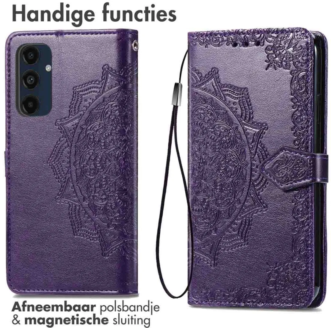 Imoshion Hoesje Samsung Galaxy S24 FE - 3 Pasjes - Paars