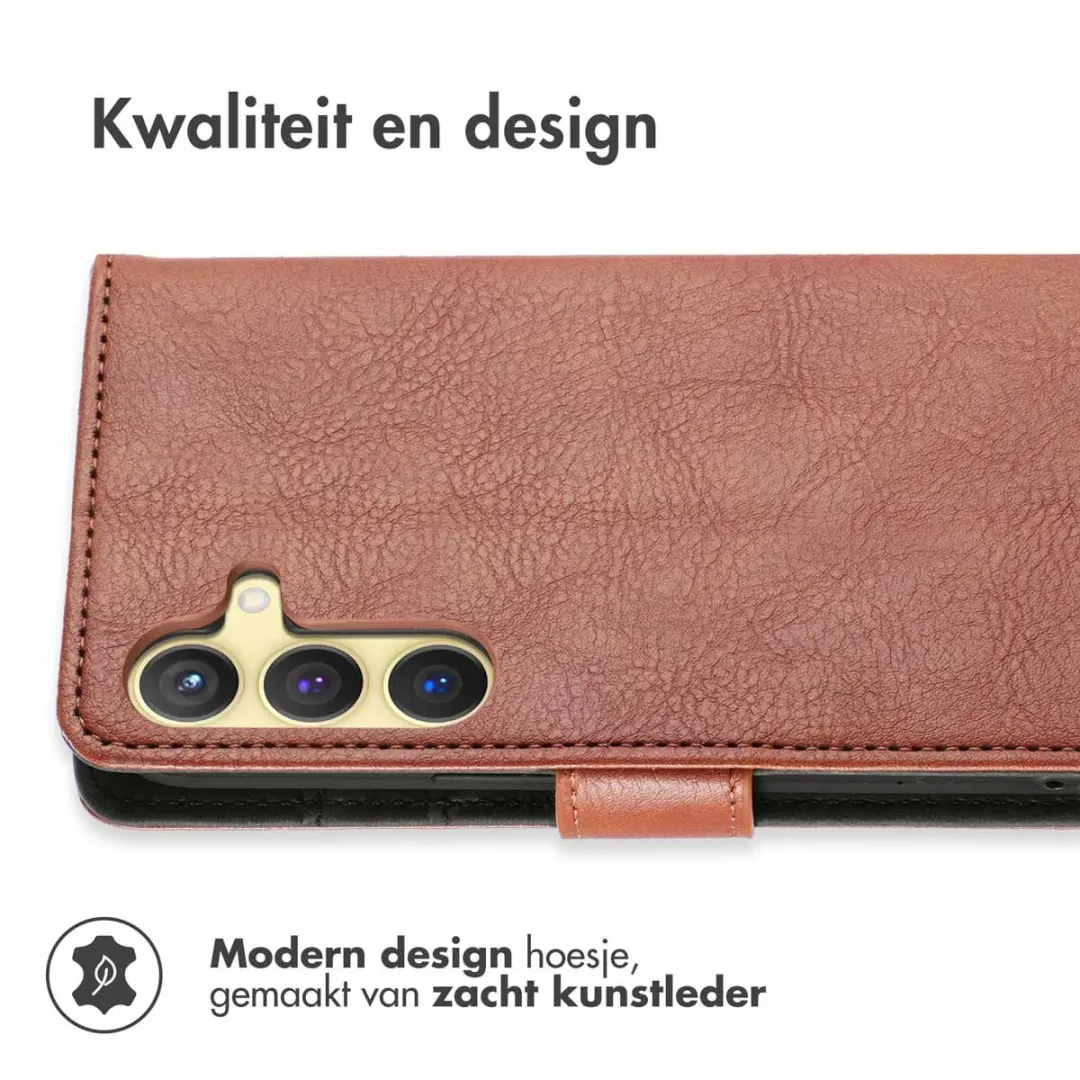 Imoshion Hoesje Samsung Galaxy S24 Plus - 3 Pasjes - Bruin
