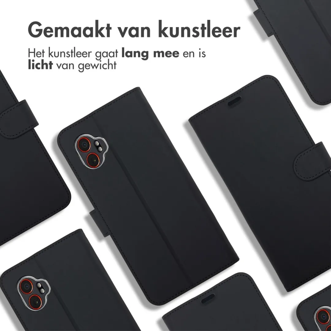 Accezz Hoesje Samsung Galaxy Xcover 7 Pro - 3 Pasjes Zwart