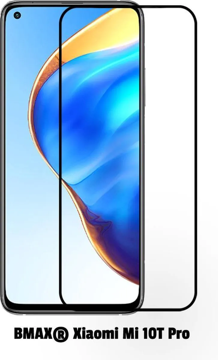 BMAX Glazen Screenprotector Xiaomi Mi 10T Pro - 2 Stuks - Zwart