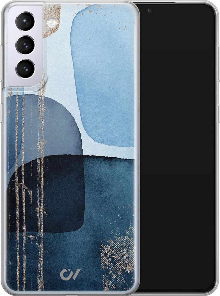 Casevibes Galaxy S21 Hoesje - Blauw - S/S21/UV/028