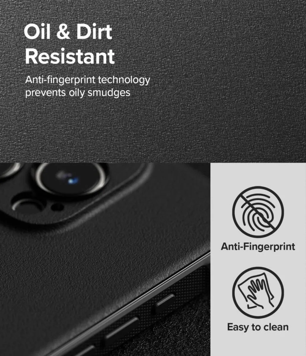 Ringke Onyx Magnetic Hoesje iPhone 16 Pro - MagSafe - Zwart