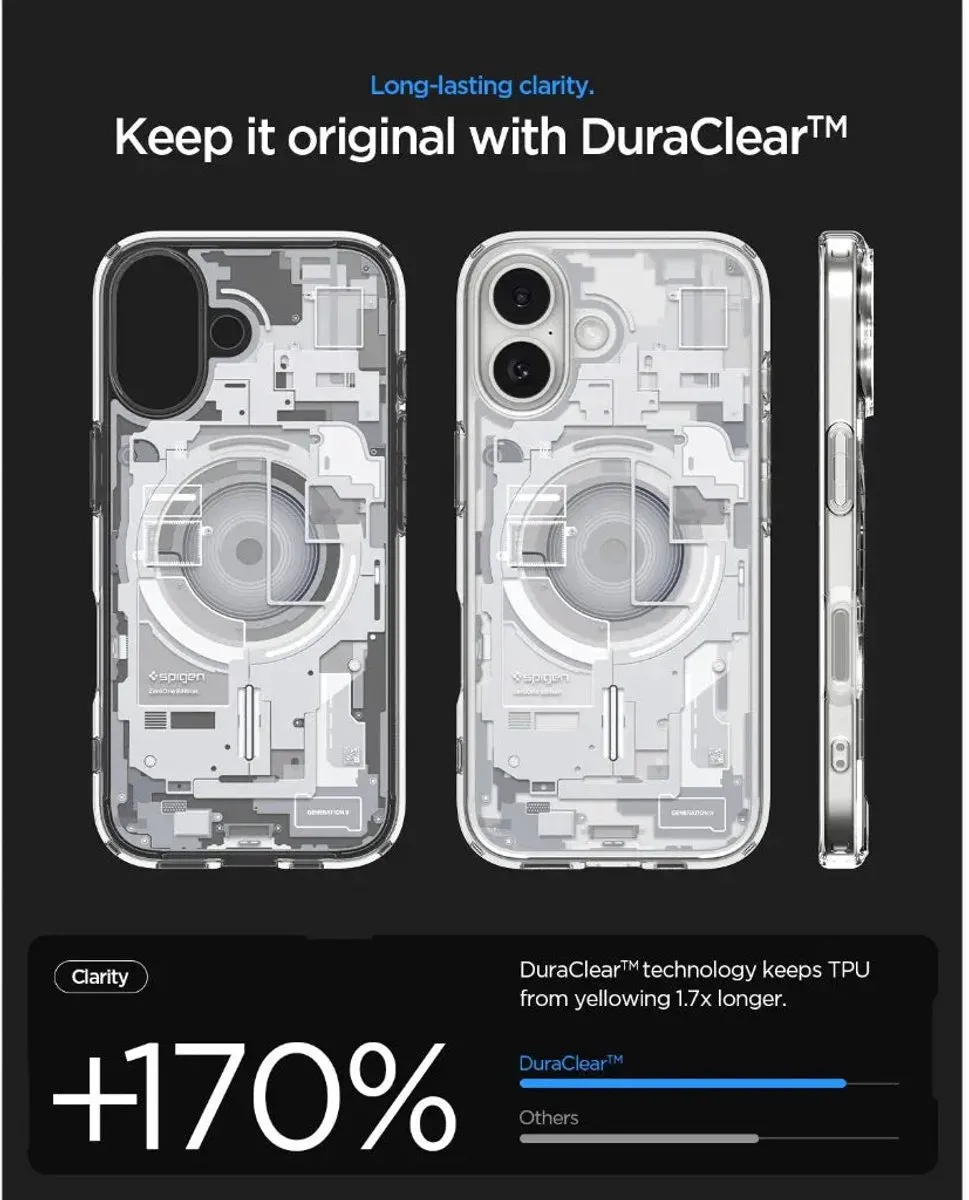Spigen Ultra Hybrid MagSafe Hoesje iPhone 17 Zero One - Zwart