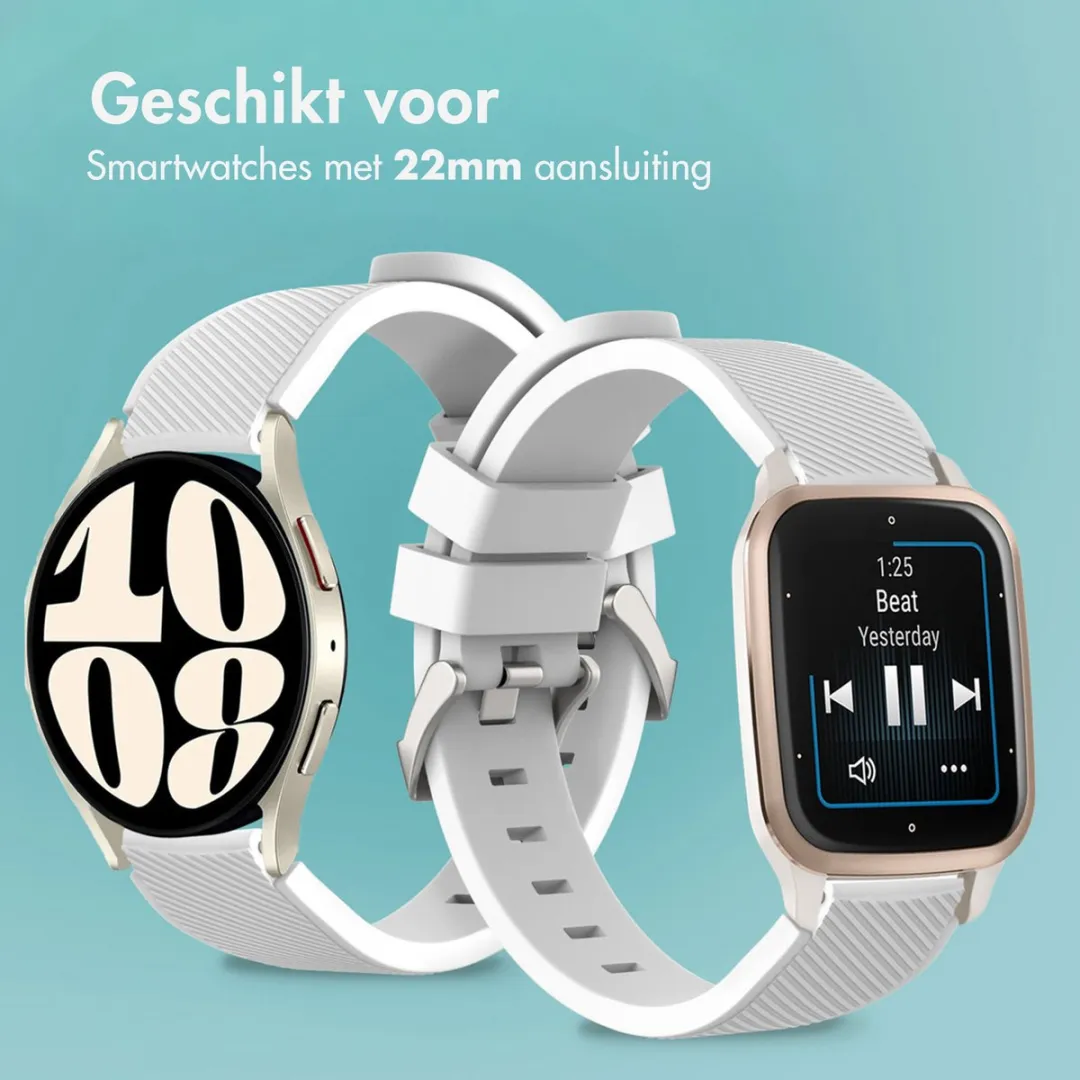 Imoshion Flexibel Siliconen Bandje 22mm - Wit