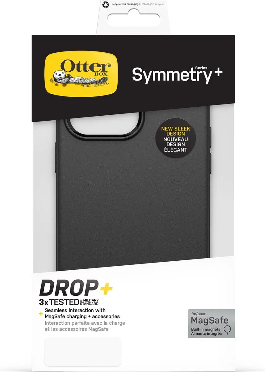 OtterBox Symmetry + Case 77-89067 - iPhone 14 Pro Max - Zwart