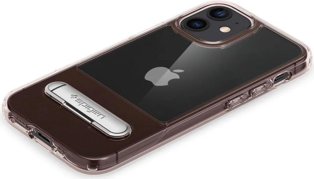 Spigen Slim Armor Essential S ACS01554 iPhone 12 Mini Hoesje - Roze - afbeelding 4 van 6