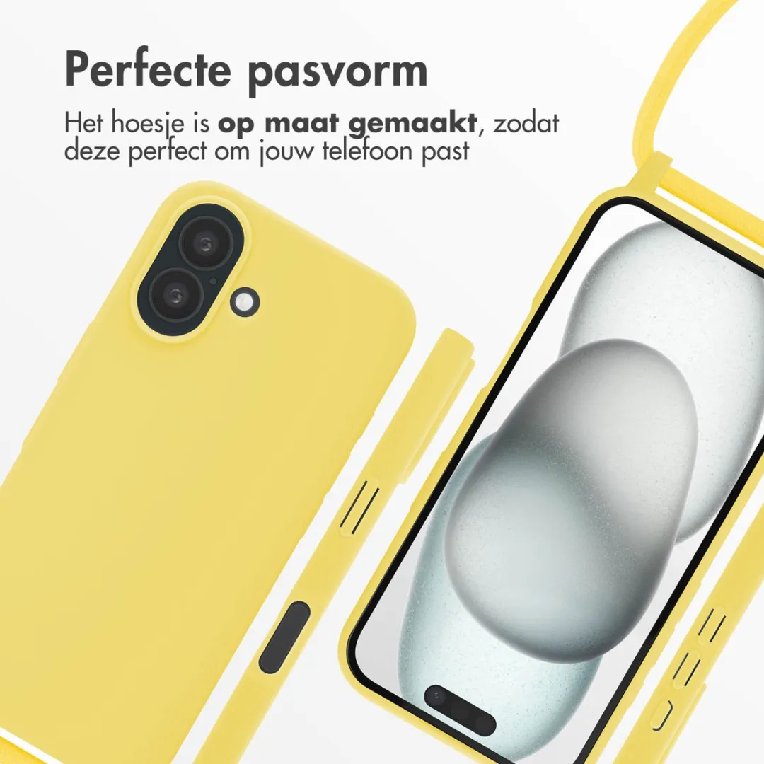 Imoshion iPhone 16 Siliconen Hoesje Geel