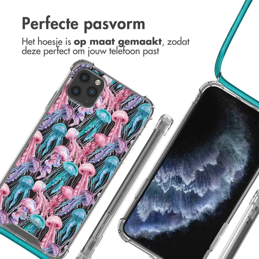 Imoshion iPhone 11 Pro Max Hoesje - Jellyfish Watercolor - afbeelding 2 van 6