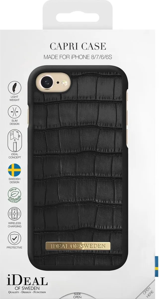 iDeal of Sweden Capri Case iPhone 8/7/6S/6 - Zwart - afbeelding 2 van 4