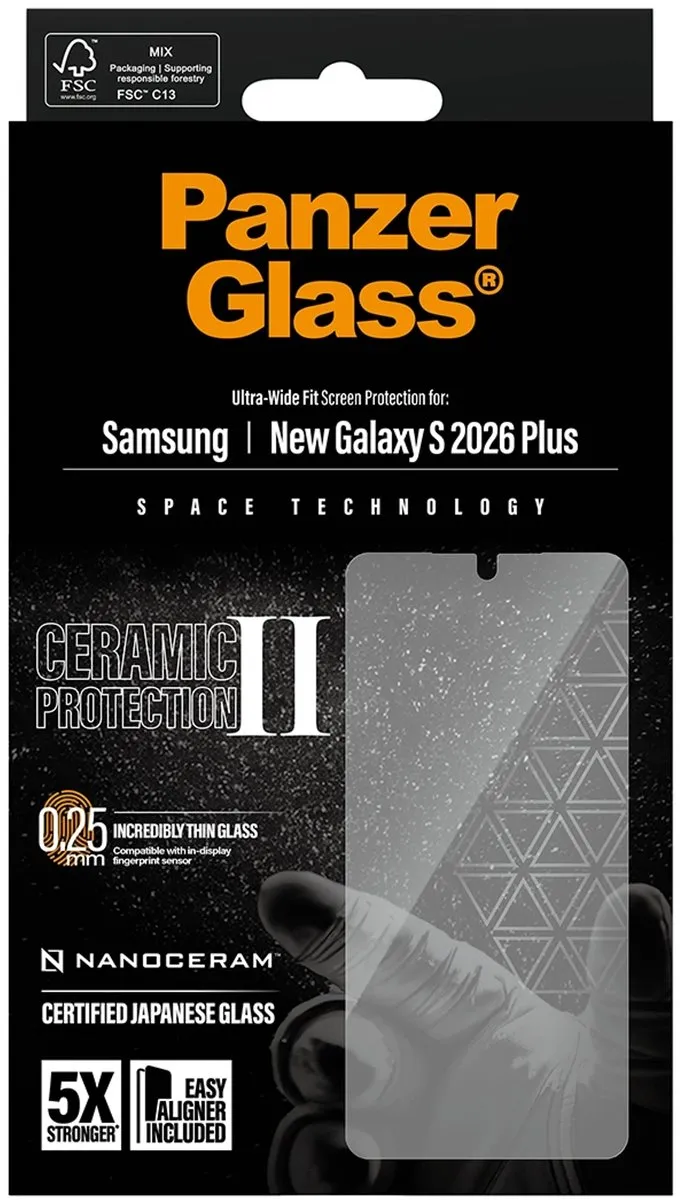 PanzerGlass PG96236 Screenprotector - Samsung Galaxy S26 Plus - Keramisch