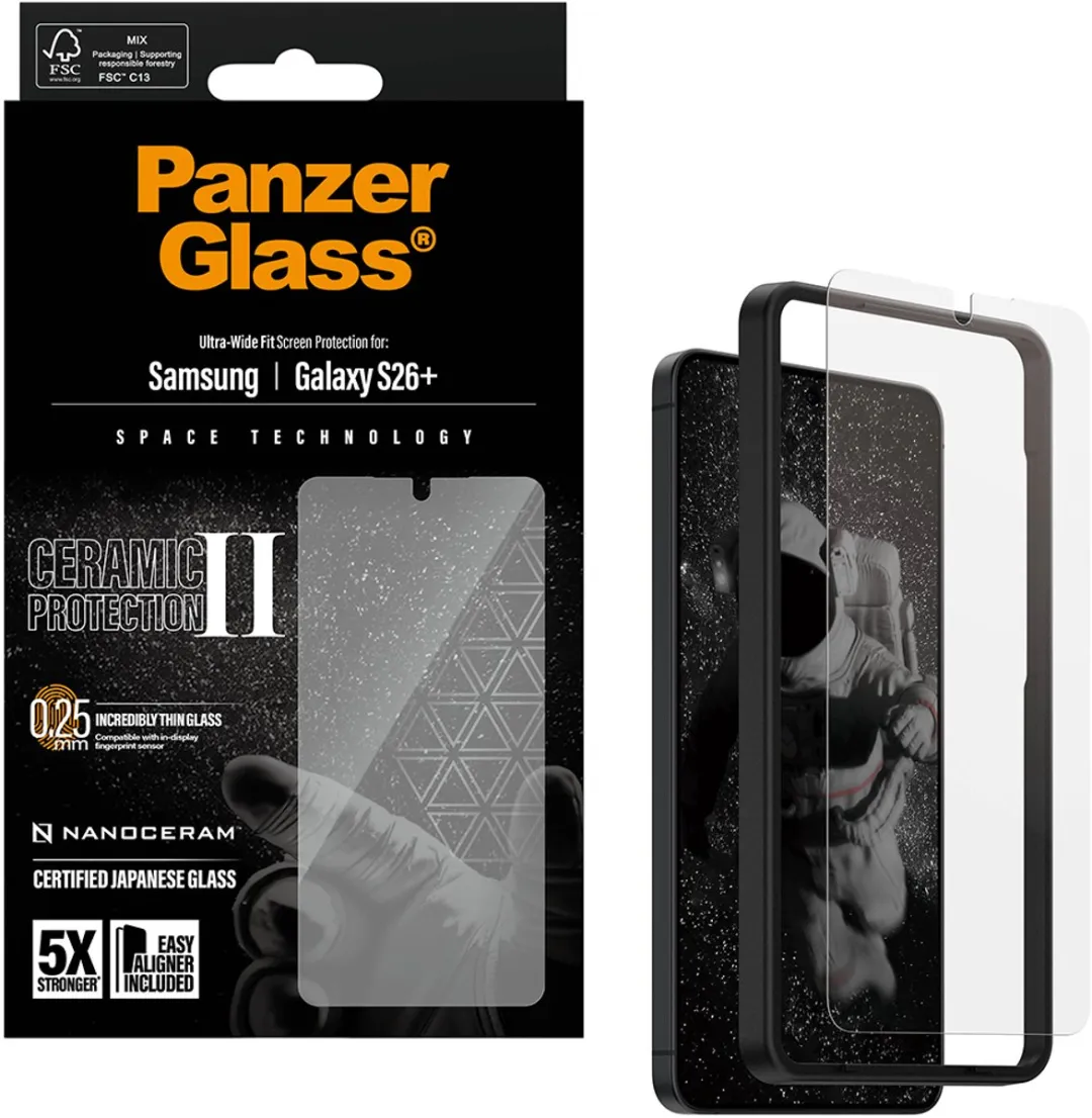 PanzerGlass PG96236 Screenprotector - Samsung Galaxy S26 Plus - Keramisch