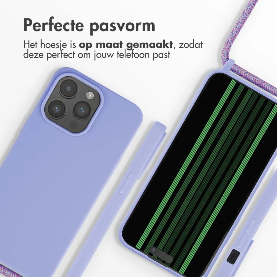 Imoshion iPhone 15 Pro Max Siliconen Hoesje - Paars