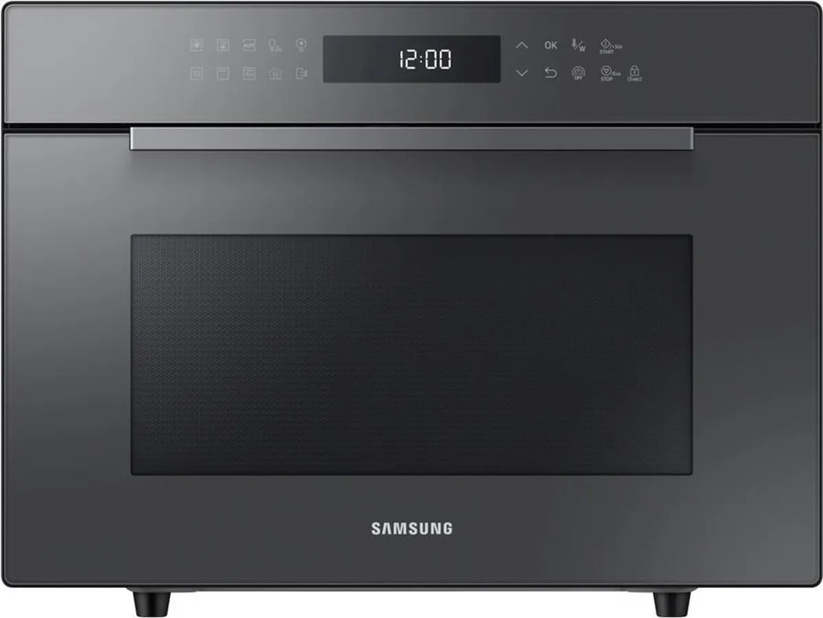 Samsung MC35R8058CC/EN - Combi-magnetron - Zwart - PowerGrill Duo - Airfry - Gemakkelijk schoon te houden