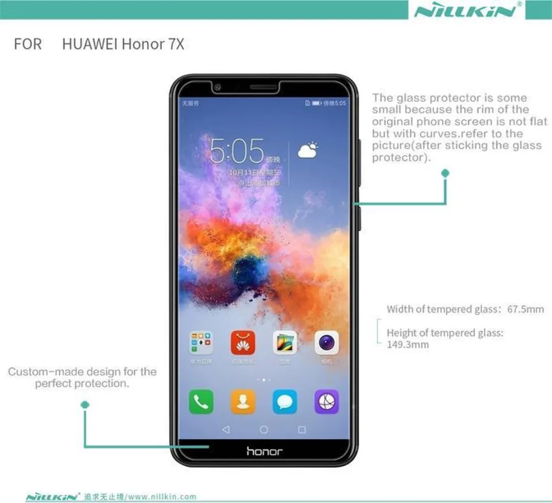 Nillkin Amazing Tempered Glass H+ Pro Honor 7X - afbeelding 2 van 6