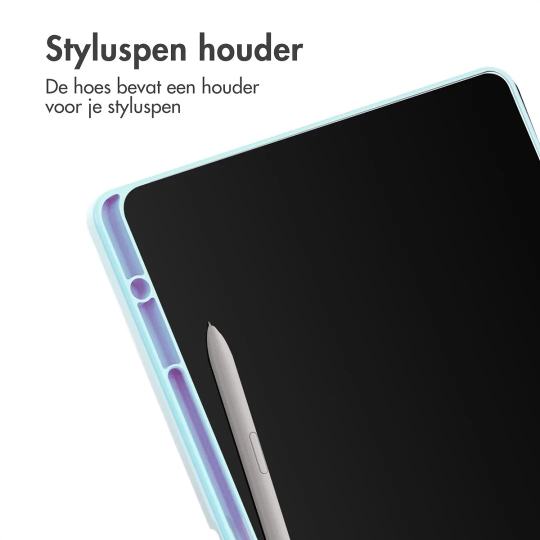 Imoshion SH00067763 Tablethoes - Trifold Hardcase Bookcase - Lichtblauw - afbeelding 6 van 6