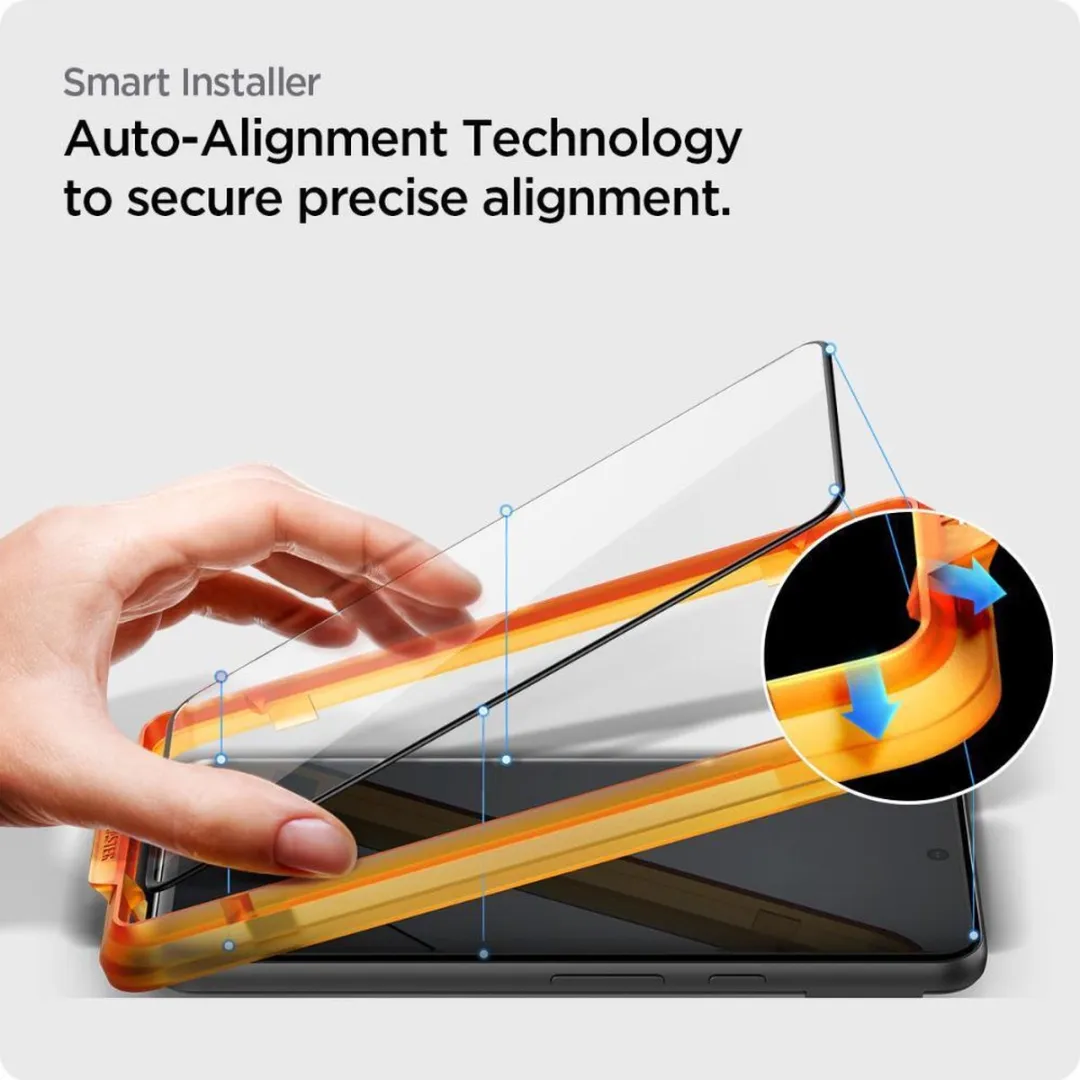 Spigen Glass AGL07395 Screenprotector - 2 Stuks - Pixel 8 Pro