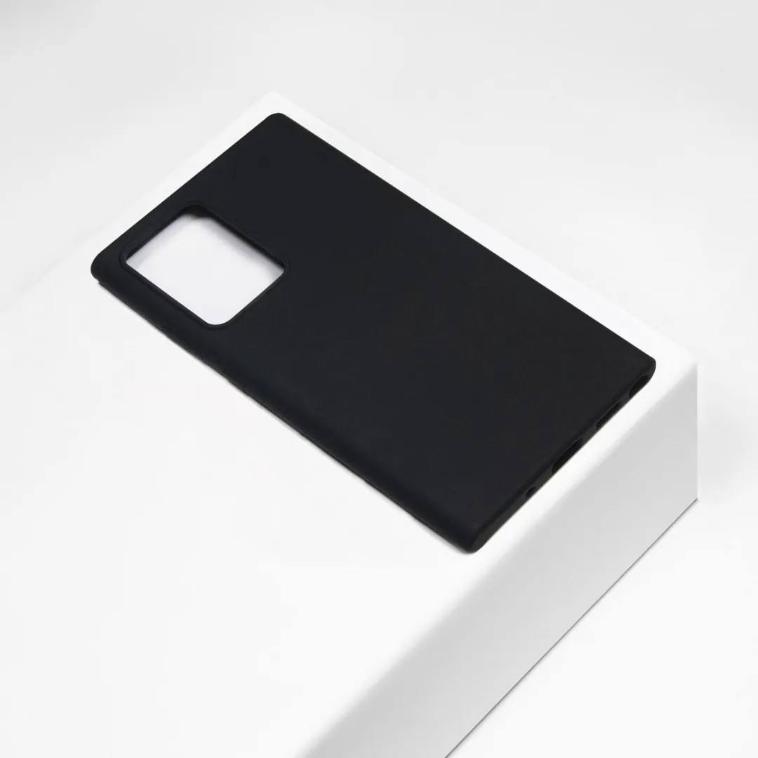 BMAX Siliconen Hoesje Samsung Galaxy Note20 - Zwart