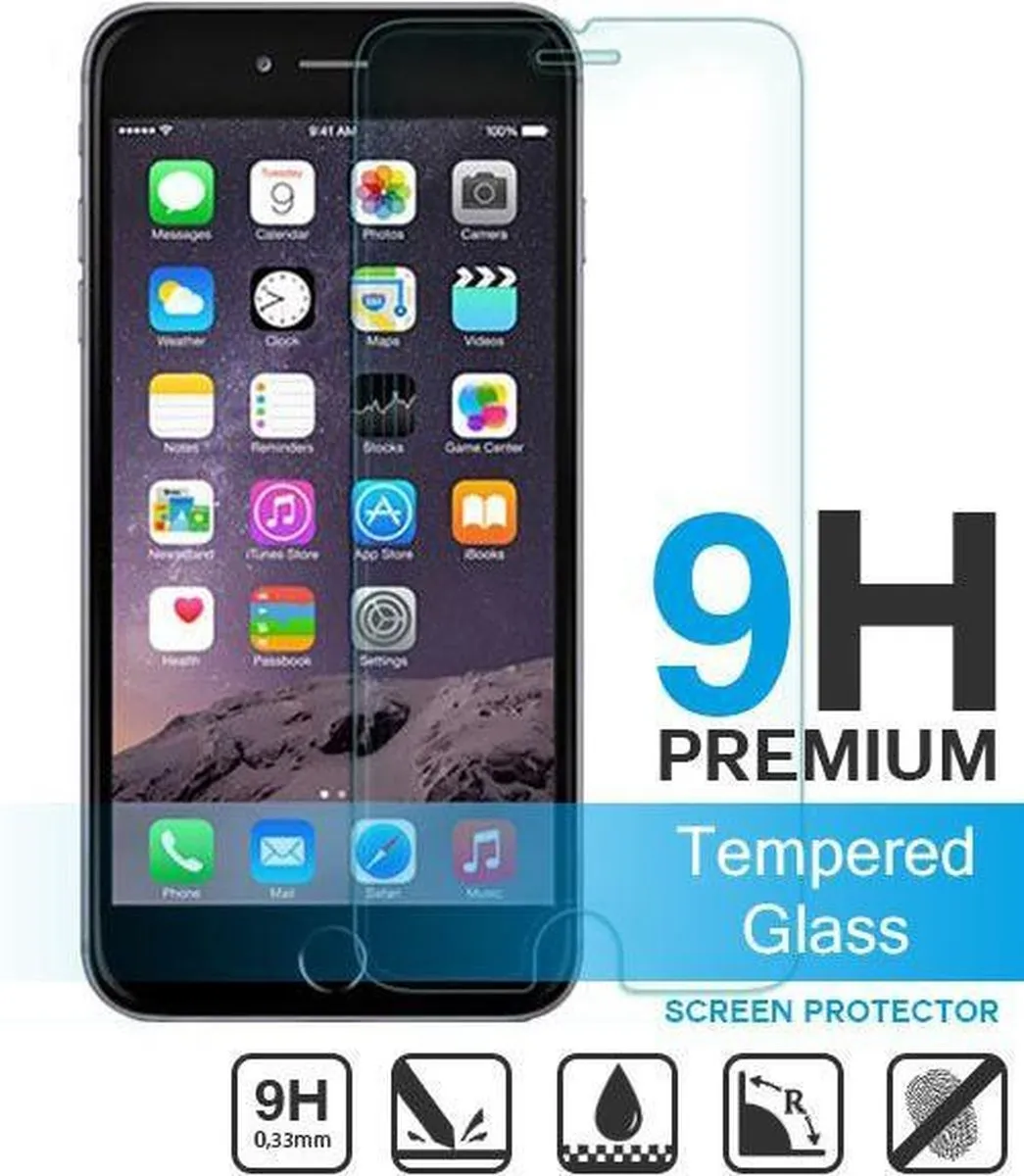 Nillkin iPhone 6/6s/7/8 Plus Schermbeschermer 9H Nano Glas