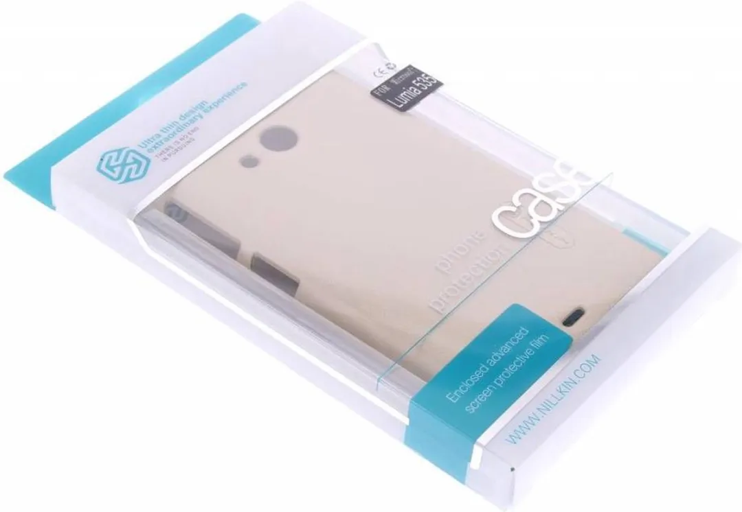 Nillkin Frosted Shield Lumia 535 - Goud M53522102904 - afbeelding 4 van 4