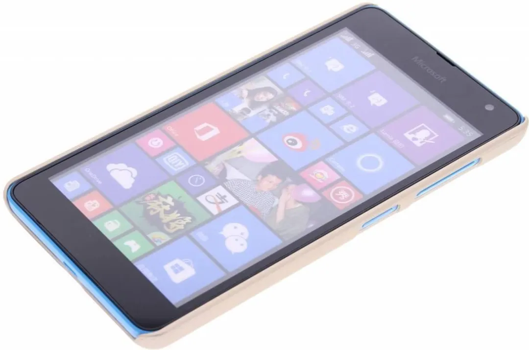 Nillkin Frosted Shield Lumia 535 - Goud M53522102904 - afbeelding 3 van 4