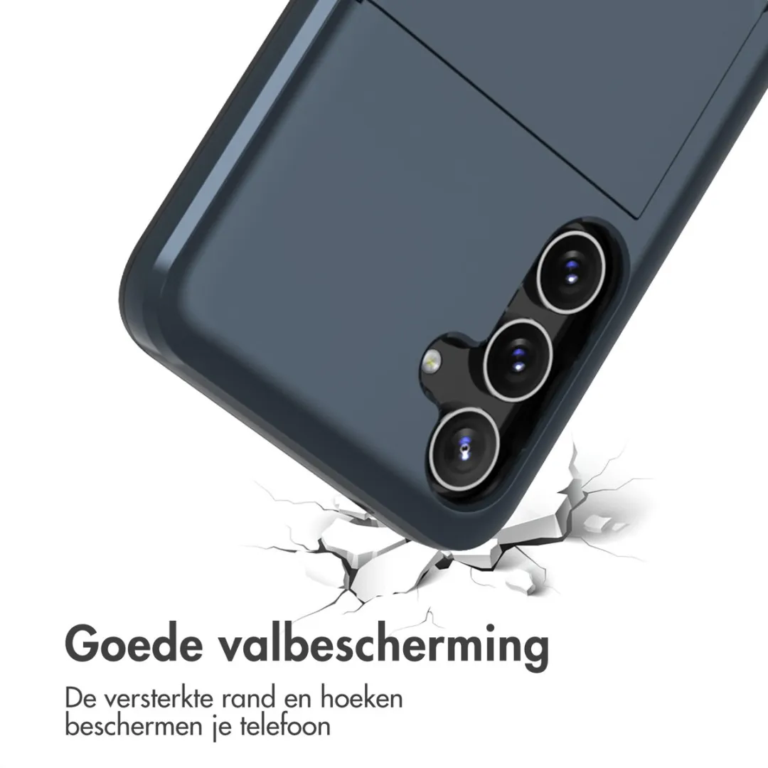 Imoshion Hoesje Samsung Galaxy A55 - Donkerblauw - 2 Pasjes