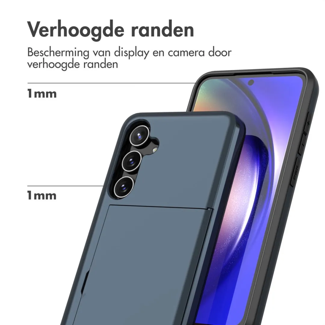 Imoshion Hoesje Samsung Galaxy A55 - Donkerblauw - 2 Pasjes
