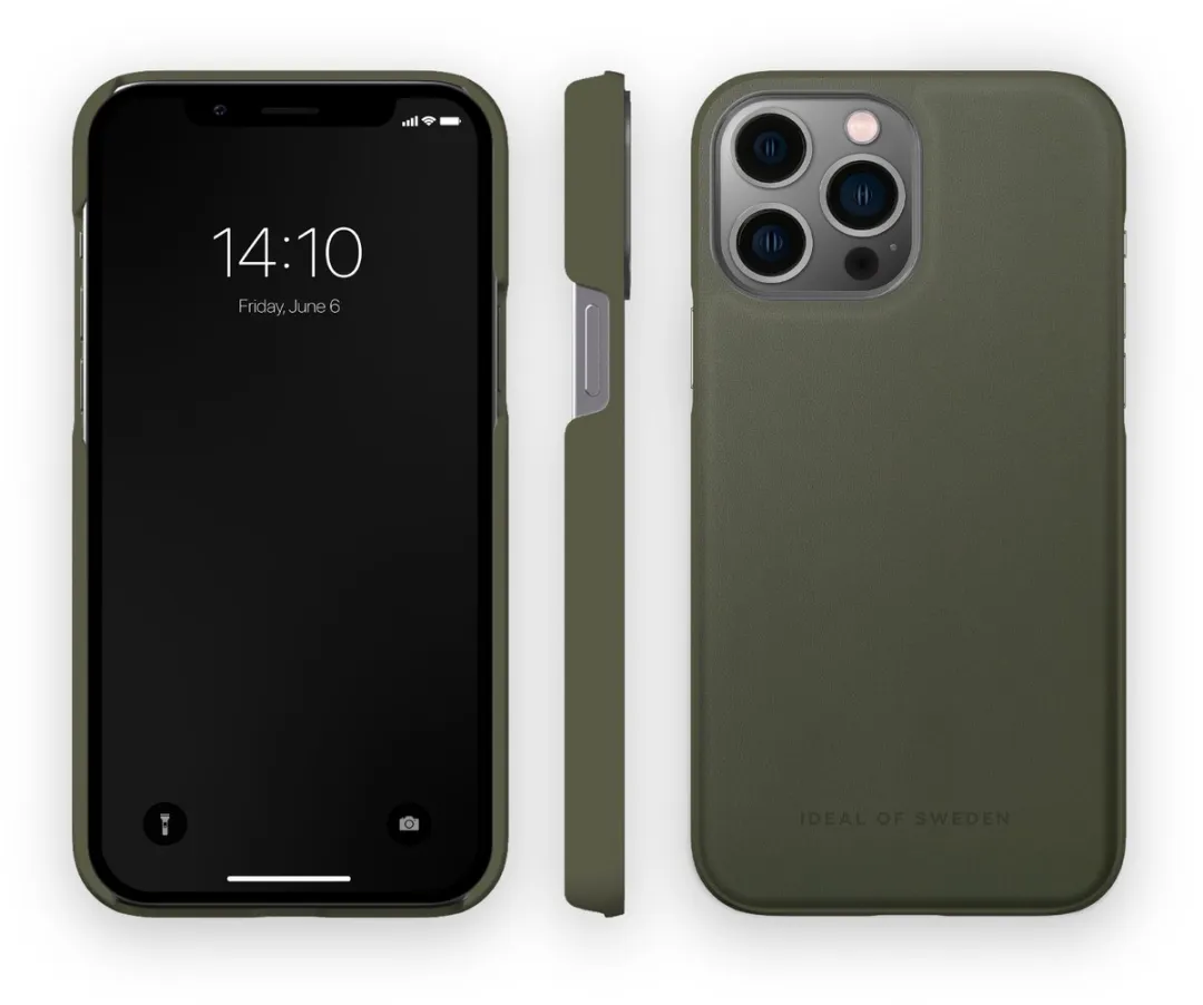 iDeal of Sweden Atelier Case iPhone 14 Pro Max - Intense Khaki - afbeelding 2 van 2