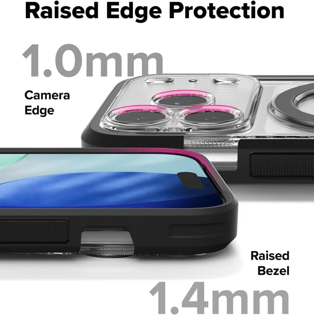 Ringke UX Magnetic Hoesje iPhone 17 Pro - Transparant - afbeelding 6 van 6