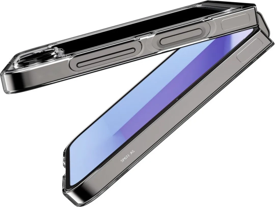 Spigen Air Skin ACS07837 Hoesje - Samsung Galaxy Z Flip 6 - Grijs