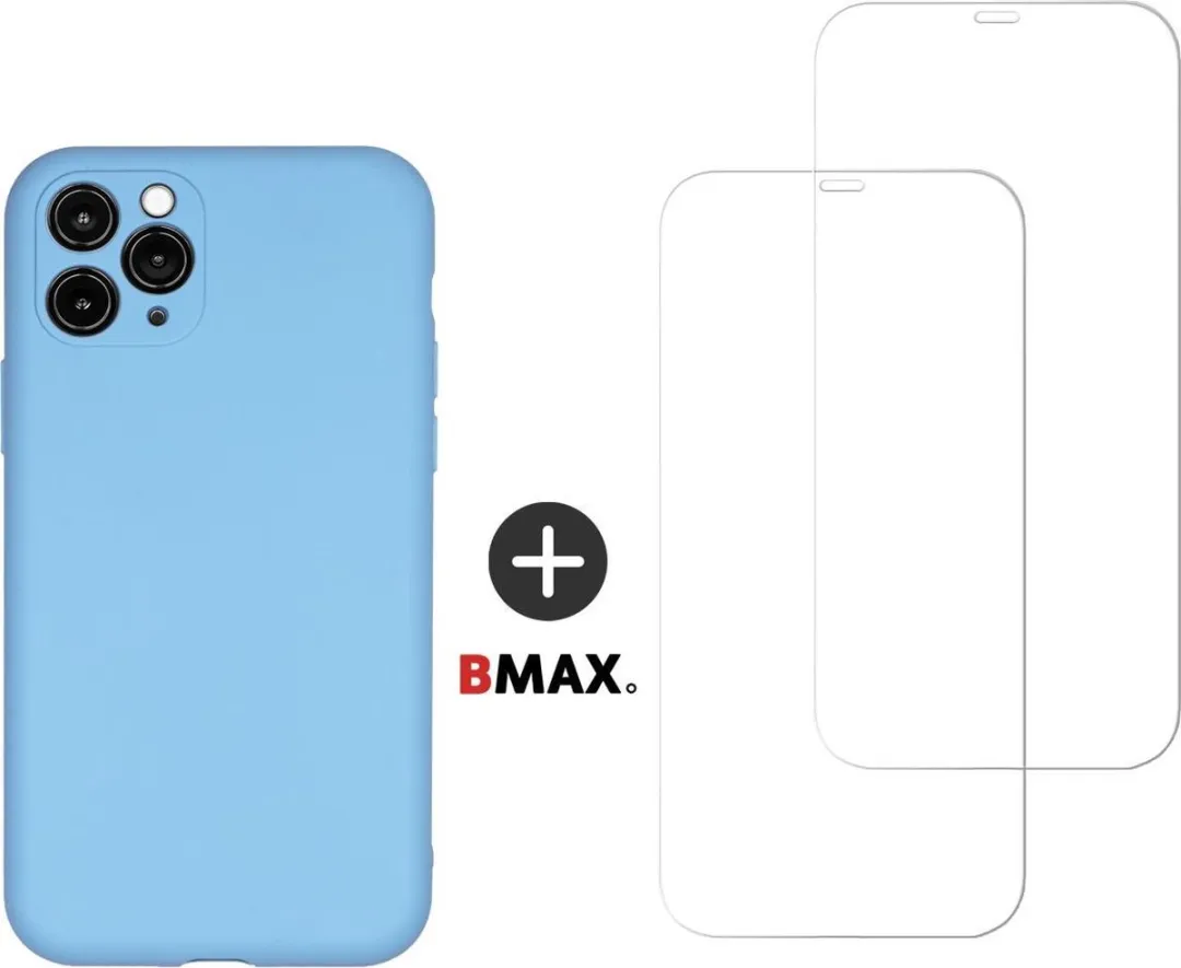 BMAX iPhone 11 Pro Max Telefoonhoesje Lichtblauw