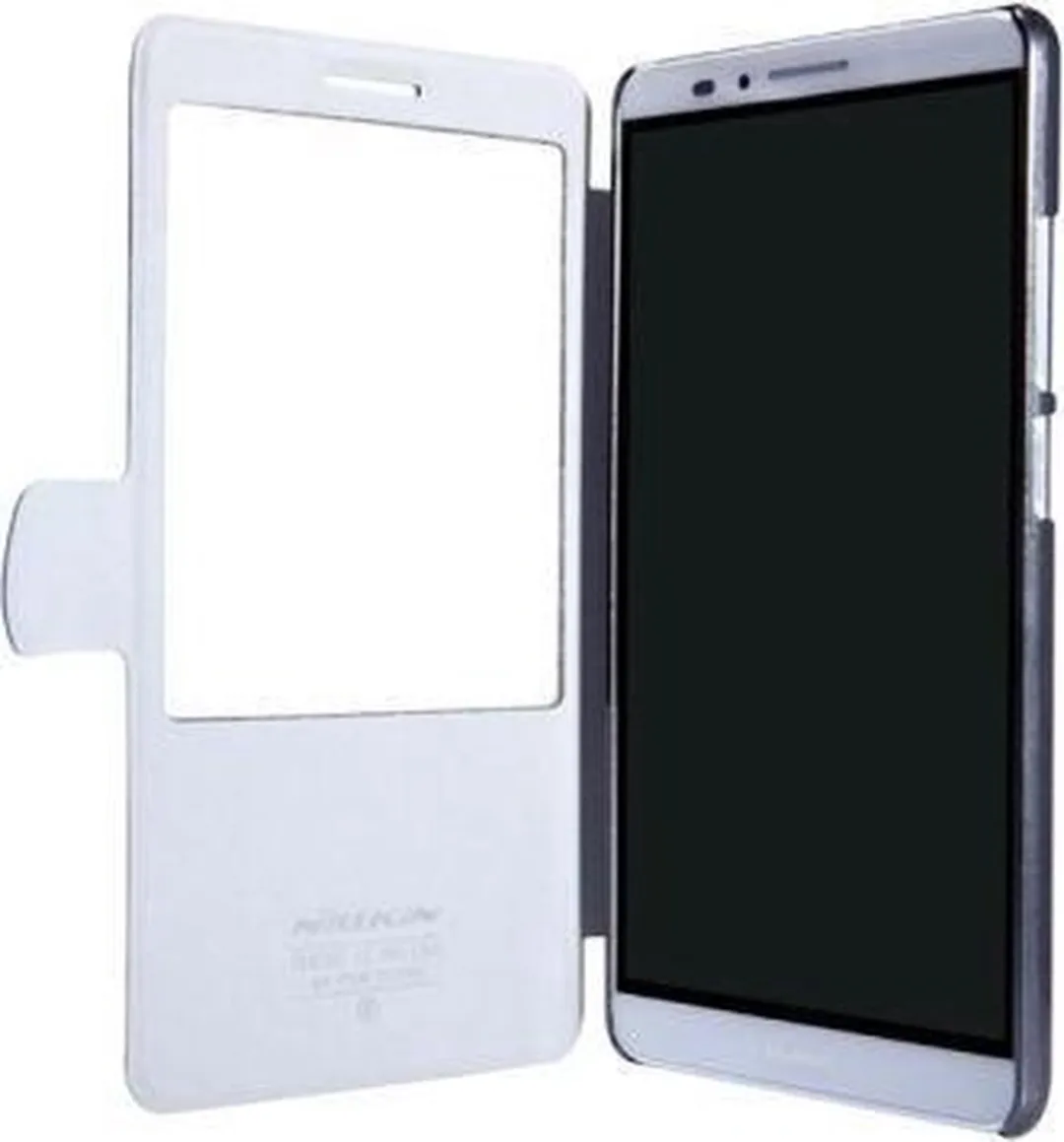 Nillkin Leather Case Huawei Ascend Mate 7 - Zwart - 6956473202301 - afbeelding 3 van 5