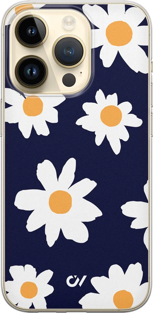 Casevibes Hoesje iPhone 14 Pro Sweet Daisies
