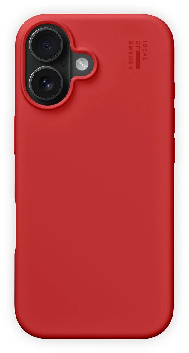 iDeal of Sweden iPhone 16 Silicone Case MagSafe - IDSICMS-I2461-83 - Rood - afbeelding 2 van 6