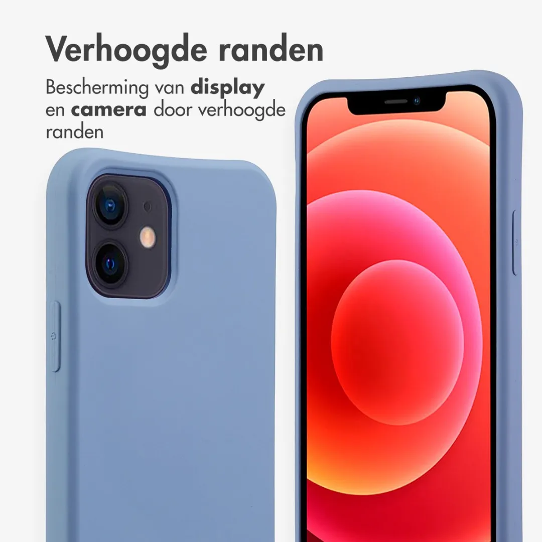 Imoshion iPhone 12/Pro Hoesje - Ash Blue - MagSafe