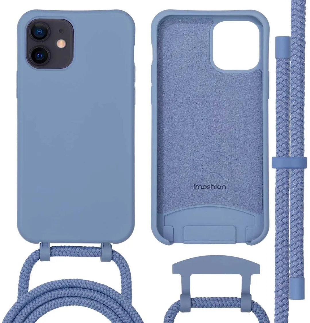 Imoshion iPhone 12/Pro Hoesje - Ash Blue - MagSafe