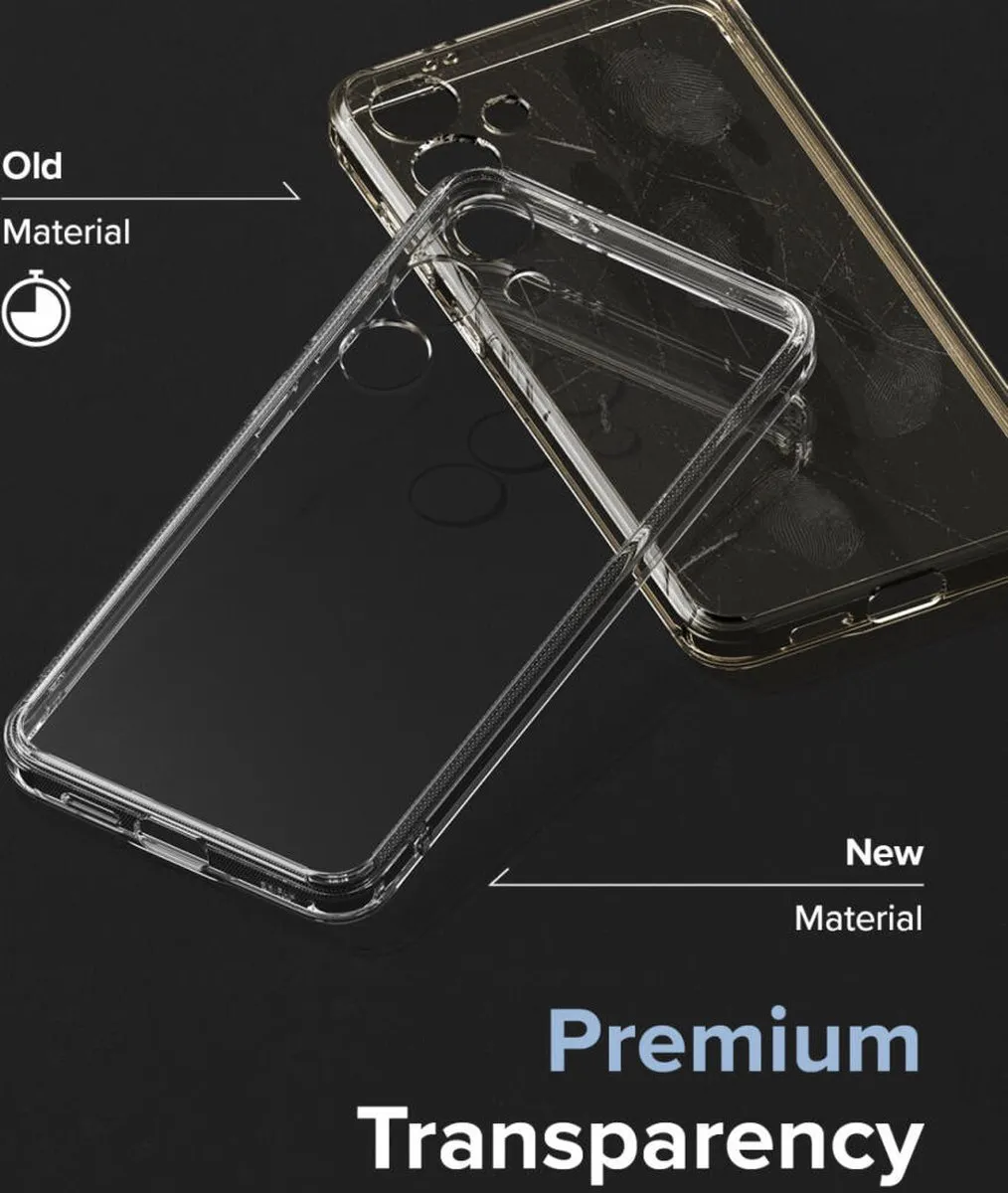 Ringke Fusion Hoesje Samsung Galaxy A55 - Antikrascoating - Transparant - afbeelding 6 van 6