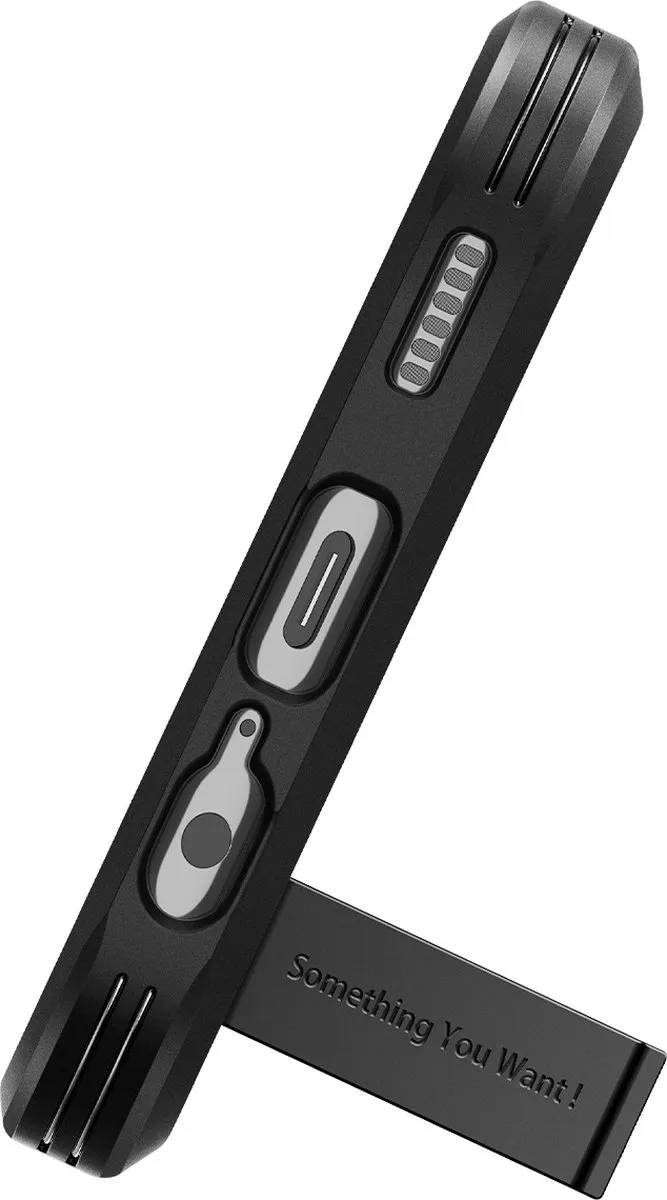Spigen Tough Armor ACS05976 Hoesje - Samsung Galaxy A14 4G - Zwart - afbeelding 6 van 6