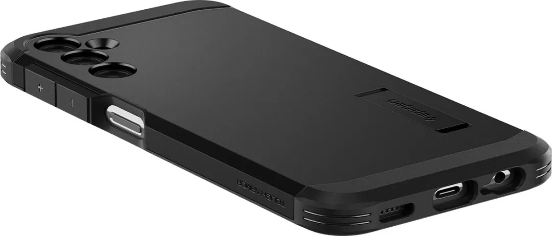 Spigen Tough Armor ACS05976 Hoesje - Samsung Galaxy A14 4G - Zwart - afbeelding 4 van 6