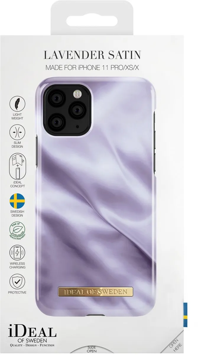 iDeal of Sweden iPhone 11 Pro Hoesje Lavender Satin - Paars