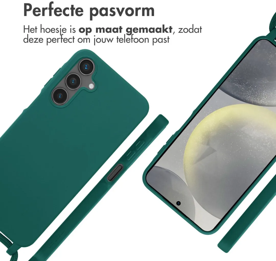 Imoshion Siliconen Hoesje Samsung Galaxy S24 FE - Donkergroen - afbeelding 6 van 6