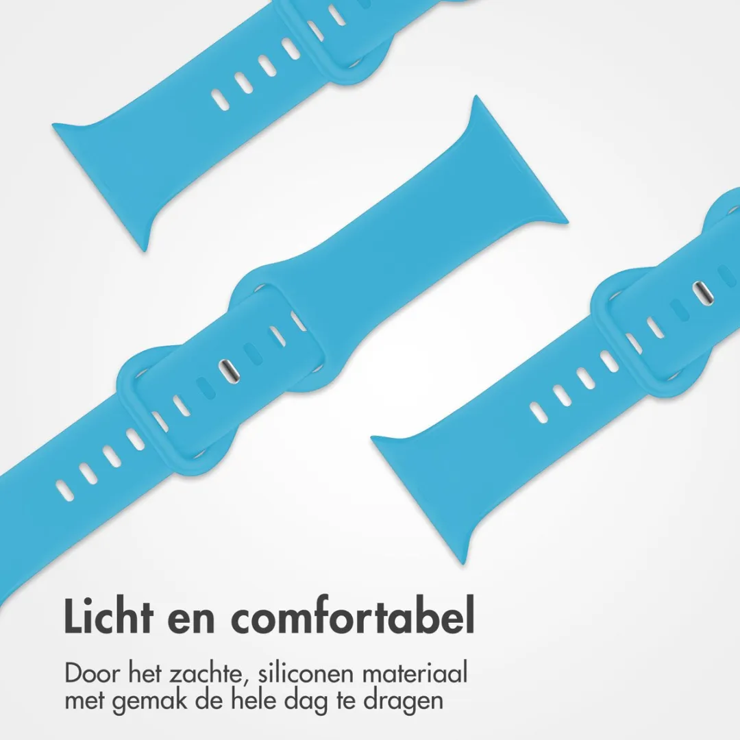 Imoshion Siliconen Bandje L - Blauw - Geschikt voor Pixel Watch 3/4 45mm