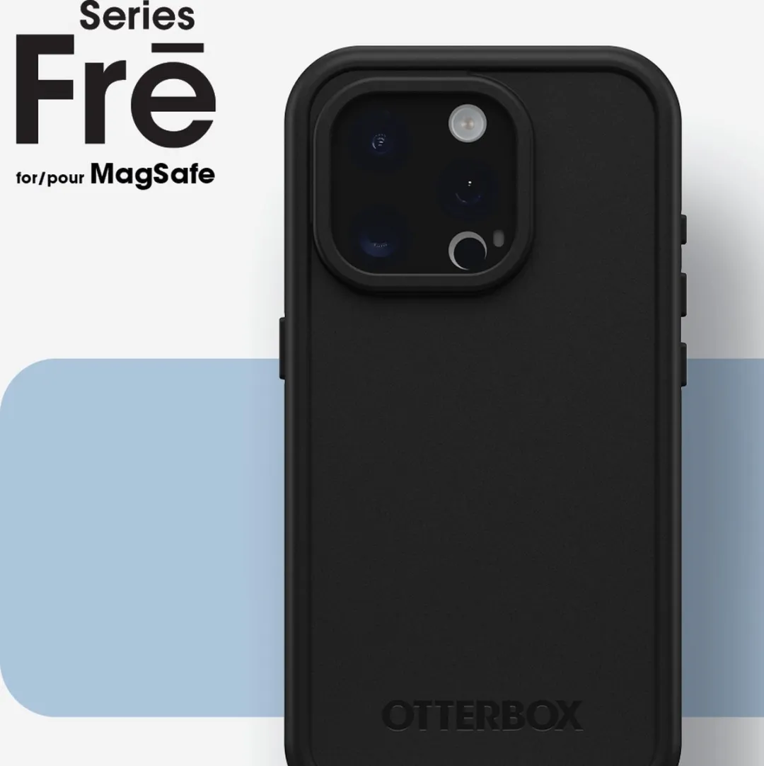 OtterBox Fre Mag iPhone 15 Pro Hoesje - Zwart - 77-93405