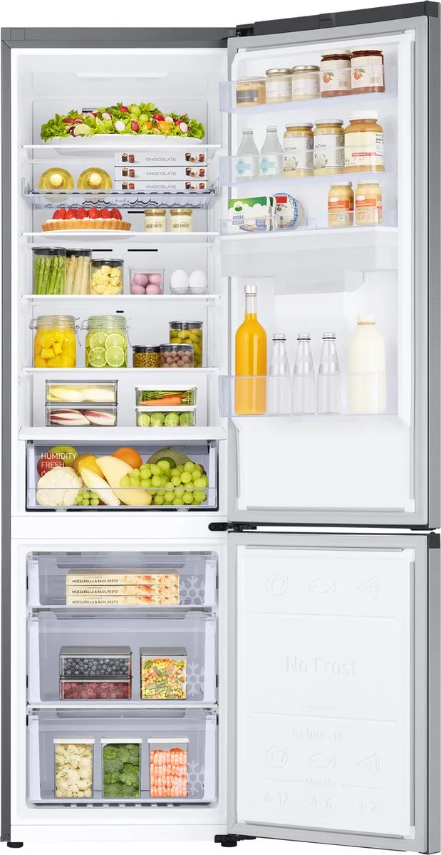 Samsung RB38C632ESA/EU Koel-Vriescombinatie 386L - Grafiet