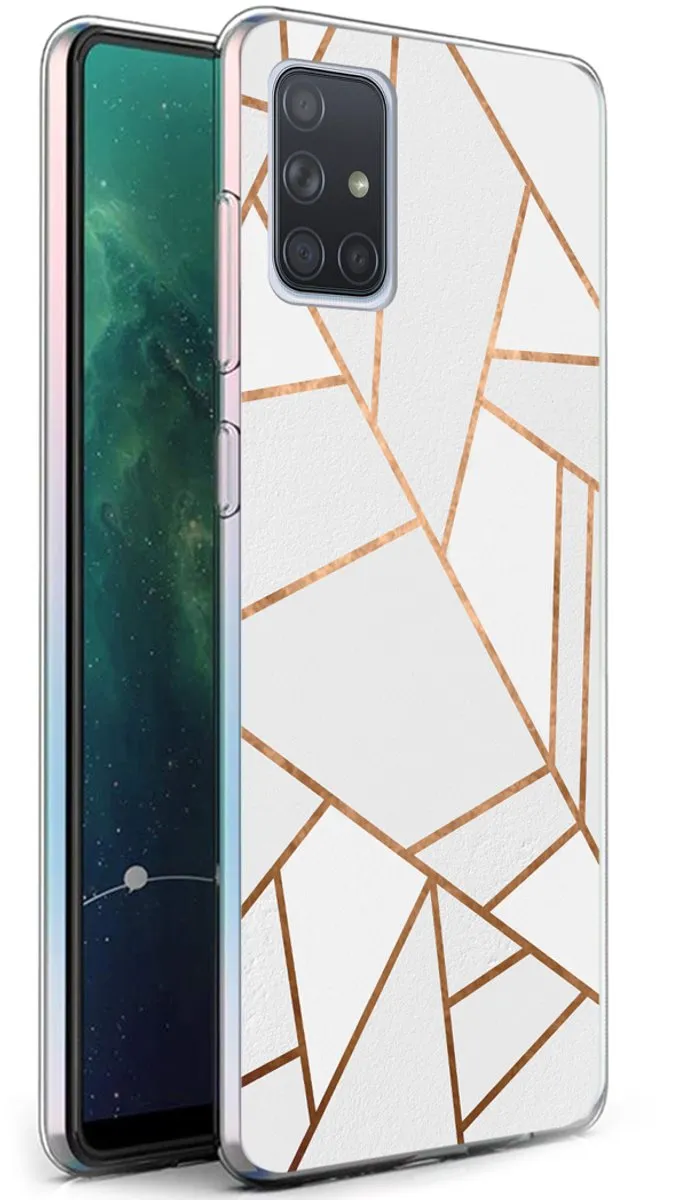 Imoshion Hoesje Samsung Galaxy A71 White Graphic