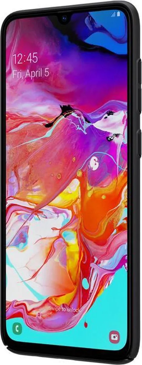 Nillkin Frosted Shield Hoesje Samsung Galaxy A70 - Zwart
