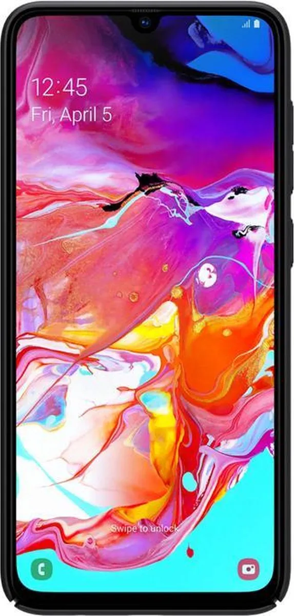 Nillkin Frosted Shield Hoesje Samsung Galaxy A70 - Zwart