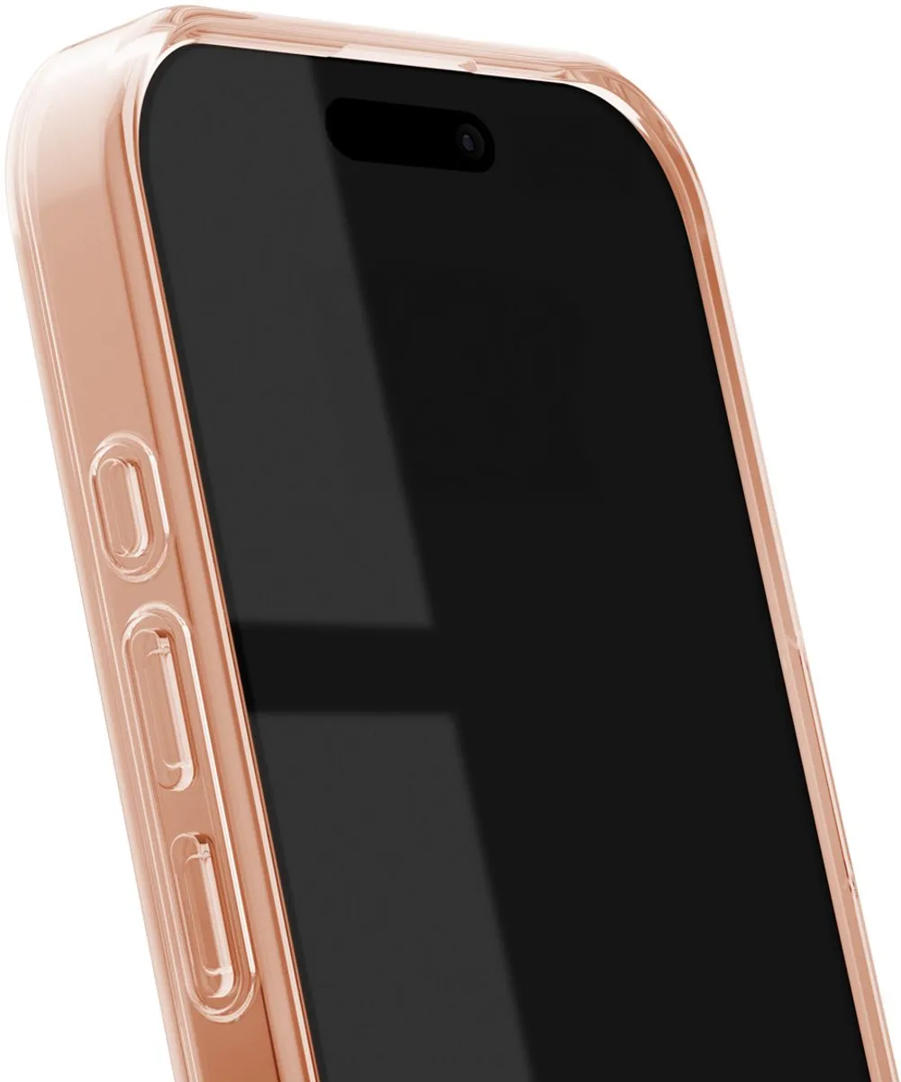 iDeal of Sweden Clear Case iPhone 16 - Mocha Mousse